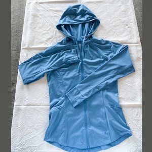 Title Nine Sunbuster Full Zip Hoodie - Solid light blue - Small
